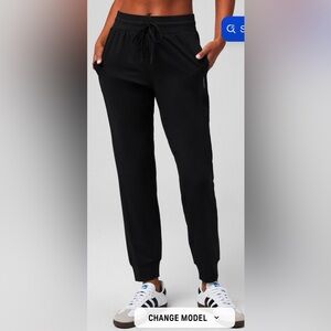 Fabletics Black Drawstring Joggers